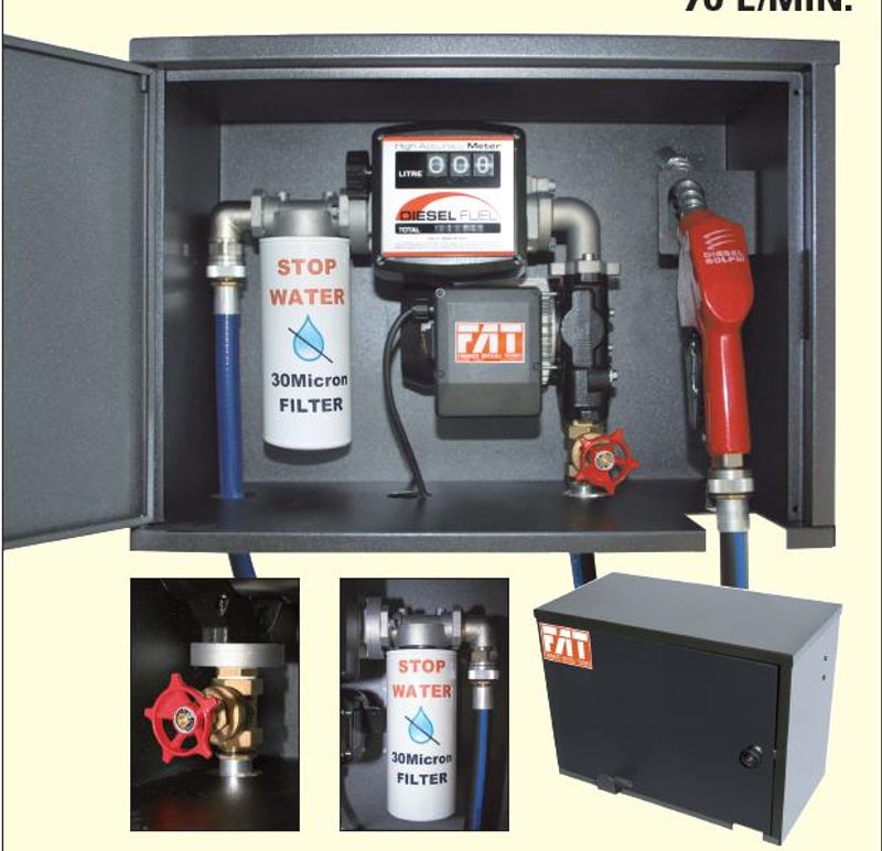 Dieselpumpe 70L /Metal box